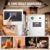 VEVOR Milk Tea Shaking Machine, Electric Double Frame Milk Tea Shaker, 0-180s Adjustable Milk Shake Mixer Machine with Double 1000 ML PC Cups for Bubble Tea, Boba Tea, Juice, Coffee, Milk, Wine(Double 1000ML)
