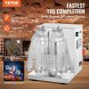 VEVOR Milk Tea Shaking Machine, Electric Double Frame Milk Tea Shaker, 0-180s Adjustable Milk Shake Mixer Machine with Double 1000 ML PC Cups for Bubble Tea, Boba Tea, Juice, Coffee, Milk, Wine(Double 1000ML)
