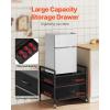 VEVOR Mini Fridge Stand with Storage, 176 lb-Capacity Mini Fridge Table with 2 Drawers & 4 Swivel Wheels, Mobile Mini Fridge Shelf, Black Mini Fridge Organizer for Dorm, Apartment, Office, Bedroom(Black)