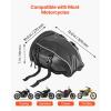 VEVOR Motorcycle Top Case 65L, Universal Aluminum Alloy Motorbike Tail Box with Leather Lining, Waterproof Detachable Motorcycle Top Box with Lock & Back Cushion, Fit for 99% of Motorcycle Frames(10L)