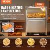 VEVOR Nacho Chip Warmer, 84.5QT Stainless Steel Machine with Warming Light, Deflection Board, for Popcorn, Potato Chips, Peanuts