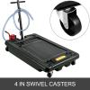 VEVOR Oil Drain Pan 18 Gallon Oil Drain Tank, 68L Low Profile Oil Drain Pan, Large Capacity Oil Change Pan, Foldable Hand, with Pump, Hose, Swivel Casters Wheels for Car, SUV, Trucks Oil Draining(17 Gallon Hand Pump)