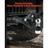VEVOR Pintle Hook, 20000 lbs Towing Capacity, Pintle Hitch Receiver for 2-inch Hitch Hook Military Receiver, Fits 2.5 to 3-inch Lunette Ring, 15.6-inch Length, Black Powder Coat, for Various Trailers(2 in Ball  16000 lbs)