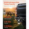 VEVOR Pintle Hook, 30000 lbs Towing Capacity, Trailer Hitches Receiver Hook Fits for 2.5 to 3-inch Lunette Ring with Mounting Kit, Wear-Resistant, Black Powder Coat, Suitable for Various Vehicles(2-5/16in 30000lbs)