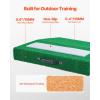 VEVOR Pitching Mound, Baseball Game Mound, Indoor/Outdoor Pitching Practice and Training Equipment, Softball Pitching Aids with Antifade Turf and Pitching Rubber(Green)