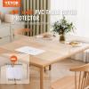 VEVOR Plastic Table Cover, 24 x 48 Inch 1.5 mm Thick Frosted PVC Desk Mat Protector, Waterproof & Easy Cleaning Desk Pad Tablecloth, for Office, Dresser, Dining Room,Night Stand(48″ x 24″ (Rectangular))