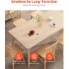 VEVOR Plastic Table Cover, 24 x 48 Inch 1.5 mm Thick Frosted PVC Desk Mat Protector, Waterproof & Easy Cleaning Desk Pad Tablecloth, for Office, Dresser, Dining Room,Night Stand(36″ x 18″ (Rectangular))