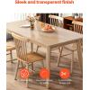 VEVOR Plastic Table Cover, 24 x 48 Inch 1.5 mm Thick Frosted PVC Desk Mat Protector, Waterproof & Easy Cleaning Desk Pad Tablecloth, for Office, Dresser, Dining Room,Night Stand(36″ x 18″ (Rectangular))