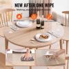 VEVOR Plastic Table Cover, 24 x 48 Inch 1.5 mm Thick Frosted PVC Desk Mat Protector, Waterproof & Easy Cleaning Desk Pad Tablecloth, for Office, Dresser, Dining Room,Night Stand(42″ (Round))