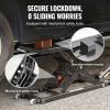 VEVOR Portable Car Lift – 5,000 LBS Capacity, Extended-Length Plates, 25.6″ Max. Height, Heavy-Duty Carbon Steel Truck Lift with 120V Power Unit(5000lbs)