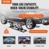 VEVOR Portable Car Lift – 7,000 LBS Capacity, 26.8″ Max. Height, Heavy-Duty Carbon Steel Truck Lift with 120V Power Unit(7000LBS)