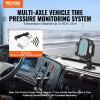 VEVOR RV Tire Pressure Monitoring System Monitor up to 22 Tires, TPMS RV Tire Pressure Real-time, with 6 Sensors, 7 Alarm Modes, 1 Signal Booster, Waterproof 0-199 PSI