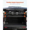 VEVOR Rear Trunk Cargo Rack, for 2010-2024 Toyota 4Runner, 220 lbs Capacity, Aluminum Alloy Basket Tray Interior Storage Luggage Carrier, Adjustable Height Shelf Stand Organizer for Camping Trip Gear