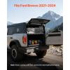 VEVOR Rear Trunk Cargo Rack with Net 2007-2024 Jeep Wrangler JK 4 Door hardtops, 300 lbs Capacity, Carbon Steel Basket Tray Interior Storage Luggage Carrier, Shelf Stand Organizer(Ford Bronco(2021-2024))