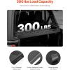 VEVOR Rear Trunk Cargo Rack with Net 2007-2024 Jeep Wrangler JK 4 Door hardtops, 300 lbs Capacity, Carbon Steel Basket Tray Interior Storage Luggage Carrier, Shelf Stand Organizer(Jeep JLU(2018-2024))