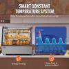 VEVOR Refrigerated Display Case, 3.5 Cu.Ft./100L, 2-Tier, Countertop Pastry Display Case Commercial Display Refrigerator with LED Lighting, TURBO Cooling, Frost-Free Air-Cooling, Rear Sliding Door(4.2 Cu.Ft)