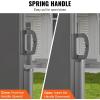 VEVOR Retractable Side Awning, UV 50 71”x236” Rugged Full Aluminum Rust-Proof Side Awning Patio Sunshine Privacy Divider, 280 g Thicken Wind Screen, for Courtyard, Roof Terraces Pools, Beige(Gray)
