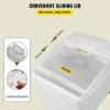 VEVOR Rice Storage Container, 4.5Gallon/20L x2 Capacity Large Dog Food Dispenser Bin, Kitchen Ingredient Grain Cereal Flour Bin, Pet food Containers with Wheels, 2 Measuring Cups, Airtight Lid, 2 Pack(10.5 Gallon (3 Set))