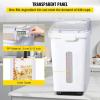 VEVOR Rice Storage Container, 4.5Gallon/20L x2 Capacity Large Dog Food Dispenser Bin, Kitchen Ingredient Grain Cereal Flour Bin, Pet food Containers with Wheels, 2 Measuring Cups, Airtight Lid, 2 Pack(11.4 Gallon)