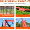VEVOR Softball Practice Net, Portable Baseball Training Net for Hitting, Batting, Catching, Pitching – Backstop Equipment with Bow Frame, Carry Bag, Strike Zone, Batting Tee(7X7FT Set 1)