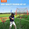 VEVOR Softball Practice Net, Portable Baseball Training Net for Hitting, Batting, Catching, Pitching – Backstop Equipment with Bow Frame, Carry Bag, Strike Zone, Batting Tee(7X7FT Set 2)