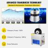 VEVOR Sonic Cleaner, 6L Ultrasonic Vinyl Cleaner 7-12 Inch, 8 Records Ultrasonic Vinyl Cleaning Machine, 180W Ultrasonic Records Cleaner with Drying Rack for Home Store(6L-Record Cleaner)