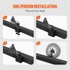 VEVOR Spare Tire Carrier, Trailer Spare Tire Mount, 160 lbs Capacity, Utility Trailer Accessories Fits Most 4 & 5 & 6 & 8 Lugs Wheels on 4″, 4.25″, 4.5″, 4.75″, 5″, 5.5″, 6″, 6.5″ Bolt Patterns(Single-bolt)