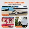 VEVOR Spare Tire Carrier, Trailer Spare Tire Mount, 160 lbs Capacity, Utility Trailer Accessories Fits Most 4 & 5 & 6 & 8 Lugs Wheels on 4″, 4.25″, 4.5″, 4.75″, 5″, 5.5″, 6″, 6.5″ Bolt Patterns(Single-bolt)