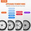 VEVOR Spare Tire Carrier, Trailer Spare Tire Mount, 160 lbs Capacity, Utility Trailer Accessories Fits Most 4 & 5 & 6 & 8 Lugs Wheels on 4″, 4.25″, 4.5″, 4.75″, 5″, 5.5″, 6″, 6.5″ Bolt Patterns(Single-bolt)
