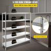 VEVOR Storage Shelf, 5-Tier Storage Shelving Unit, Stainless Steel Garage Shelf, Heavy Duty Storage Shelving, 1650 Lbs Total Capacity with Adjustable Height(5Tier 60×18.5×72″)
