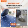 VEVOR Tabletop Ironing Board 23.4 x 14.4, Small Iron Board with Heat Resistant Cover and 100% Cotton Cover, Mini Ironing Board with 7mm Thickened Needle Cotton Layer for Small Spaces, Travel Use(55″ x 15″)