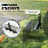 VEVOR Tow Behind Dethatcher, 60-inch Tow Dethatcher with 32 Steel Tines, 3-Point Lawn Dethatcher Rake with Attachments for Tractor, Landscape Rake for Garden, Farm, Grass(72″Tow Dethatcher)
