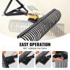 VEVOR Tow Behind Dethatcher, 60-inch Tow Dethatcher with 32 Steel Tines, 3-Point Lawn Dethatcher Rake with Attachments for Tractor, Landscape Rake for Garden, Farm, Grass(60″Dethatcher with 3-point Attachments)