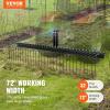 VEVOR Tow Behind Dethatcher, 60-inch Tow Dethatcher with 32 Steel Tines, 3-Point Lawn Dethatcher Rake with Attachments for Tractor, Landscape Rake for Garden, Farm, Grass(72″Tow Dethatcher)