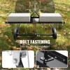 VEVOR Tow Behind Dethatcher, 60-inch Tow Dethatcher with 32 Steel Tines, 3-Point Lawn Dethatcher Rake with Attachments for Tractor, Landscape Rake for Garden, Farm, Grass(40″Tow Dethatcher)