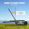 VEVOR Tow Behind Dethatcher, 60-inch Tow Dethatcher with 32 Steel Tines, 3-Point Lawn Dethatcher Rake with Attachments for Tractor, Landscape Rake for Garden, Farm, Grass(48″Tow Dethatcher)