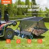 VEVOR Tow Behind Lawn Sweeper, 44 in Pull Behind Lawn Sweeper, 25 cu. ft Large Capacity Leaf & Grass Collector, Heavy Duty Garden Sweeper with Adjustable Sweeping Height for Yard, Lawn, Farm(42 Inch)