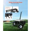 VEVOR Tow Behind Plug Aerator, 40-Inch Tow Behind Lawn Plug Aerator with Universal Hitch, Pull Behind Aerator with Iron Spikes Alternately Arranged, Lawn Aerator Tow Behind for Gardens, Lawns, Farms(Tow Behind)