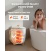 VEVOR Towel Warmers for Bathroom, 35 L Towel Warmer Bucket，Towel Dryer with Auto Shut Off for Spa Fits up to 6 Oversized Towels, Blankets, Clothes, Bathrobes, PJ’s and More(White)