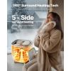 VEVOR Towel Warmers for Bathroom, 35 L Towel Warmer Bucket，Towel Dryer with Auto Shut Off for Spa Fits up to 6 Oversized Towels, Blankets, Clothes, Bathrobes, PJ’s and More(White)