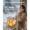 VEVOR Towel Warmers for Bathroom, 35 L Towel Warmer Bucket，Towel Dryer with Auto Shut Off for Spa Fits up to 6 Oversized Towels, Blankets, Clothes, Bathrobes, PJ’s and More(Gray)