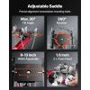 VEVOR Transmission Jack, 1322 LBS Hydraulic Telescoping Transmission Jack, 32″-67″ High Lift Transmission Jack Stand with Foot Pedal, 360° Swivel Wheel(1000 lbs)