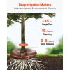 VEVOR Tree Watering Bags Slow Release, 4 Pack 16 Gallons Tree Watering Ring, Reusable Refillable Tree Irrigation Ring Water Bags, Heavy Duty Watering System for Shrub Tree Root Drip Irrigation(4Pcs 16Gal Ring)