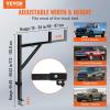 VEVOR Truck Rack, 19-34inch Extendable Truck Ladder Rack, 38.6″-43.6″ Adjustable Height, 250 lbs Capacity Steel Ladder Rack for Truck, Heavy Duty Truck Bed Rack for Kayak, Surfboard, Lumber, Ladder(Ladder Rack)