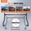 VEVOR Truck Rack, 19-34inch Extendable Truck Ladder Rack, 38.6″-43.6″ Adjustable Height, 250 lbs Capacity Steel Ladder Rack for Truck, Heavy Duty Truck Bed Rack for Kayak, Surfboard, Lumber, Ladder(Non-drilling)