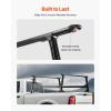 VEVOR Truck Rack, 800 lbs Capacity, 71″x32″ Aluminum Ladder Rack for Truck with 8 Non-Drilling C-Clamps, Heavy Duty Truck Bed Rack Two-Bar Set for Kayak, Surfboard, Lumber, Ladder(With Side Panels)