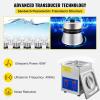 VEVOR Ultrasonic Professional Cleaner, 30 L Ultrasound Jewelry Cleaner with Digital Timer & Heater, Stainless Steel Industrial Sonic Cleaner 40kHz for Glasses, Watches, Rings, Small Parts(2L)