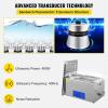 VEVOR Ultrasonic Professional Cleaner, 30 L Ultrasound Jewelry Cleaner with Digital Timer & Heater, Stainless Steel Industrial Sonic Cleaner 40kHz for Glasses, Watches, Rings, Small Parts(22L)