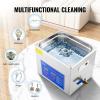 VEVOR Ultrasonic Professional Cleaner, 30 L Ultrasound Jewelry Cleaner with Digital Timer & Heater, Stainless Steel Industrial Sonic Cleaner 40kHz for Glasses, Watches, Rings, Small Parts(10L)