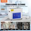 VEVOR Ultrasonic Professional Cleaner, 30 L Ultrasound Jewelry Cleaner with Digital Timer & Heater, Stainless Steel Industrial Sonic Cleaner 40kHz for Glasses, Watches, Rings, Small Parts(6L)